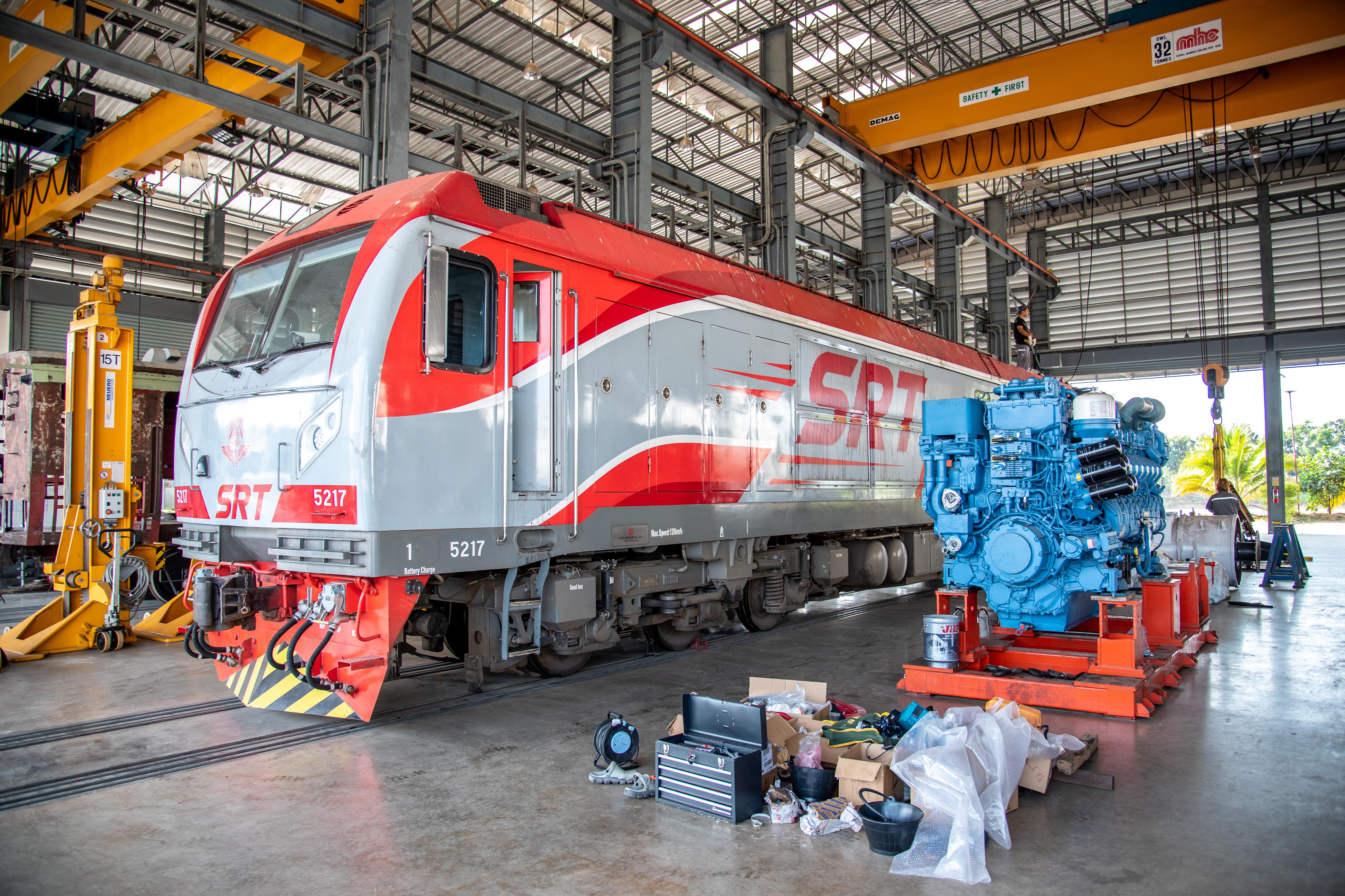 Diesel Electric Train Locomotive