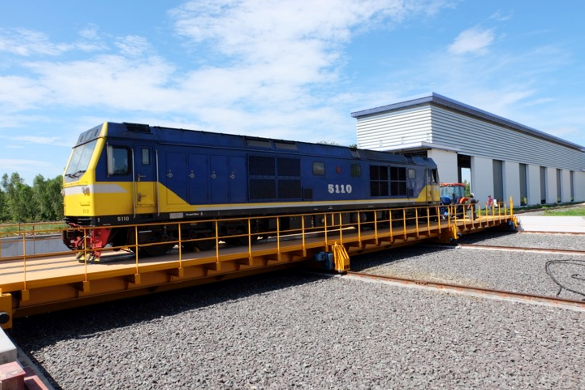 Diesel Electric Train Locomotive