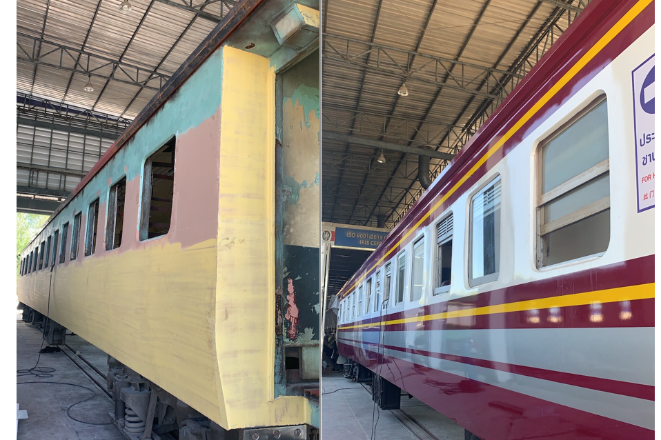 Diesel Electric Train Locomotive