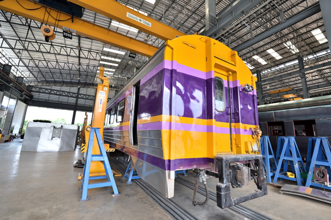 Diesel Electric Train Locomotive
