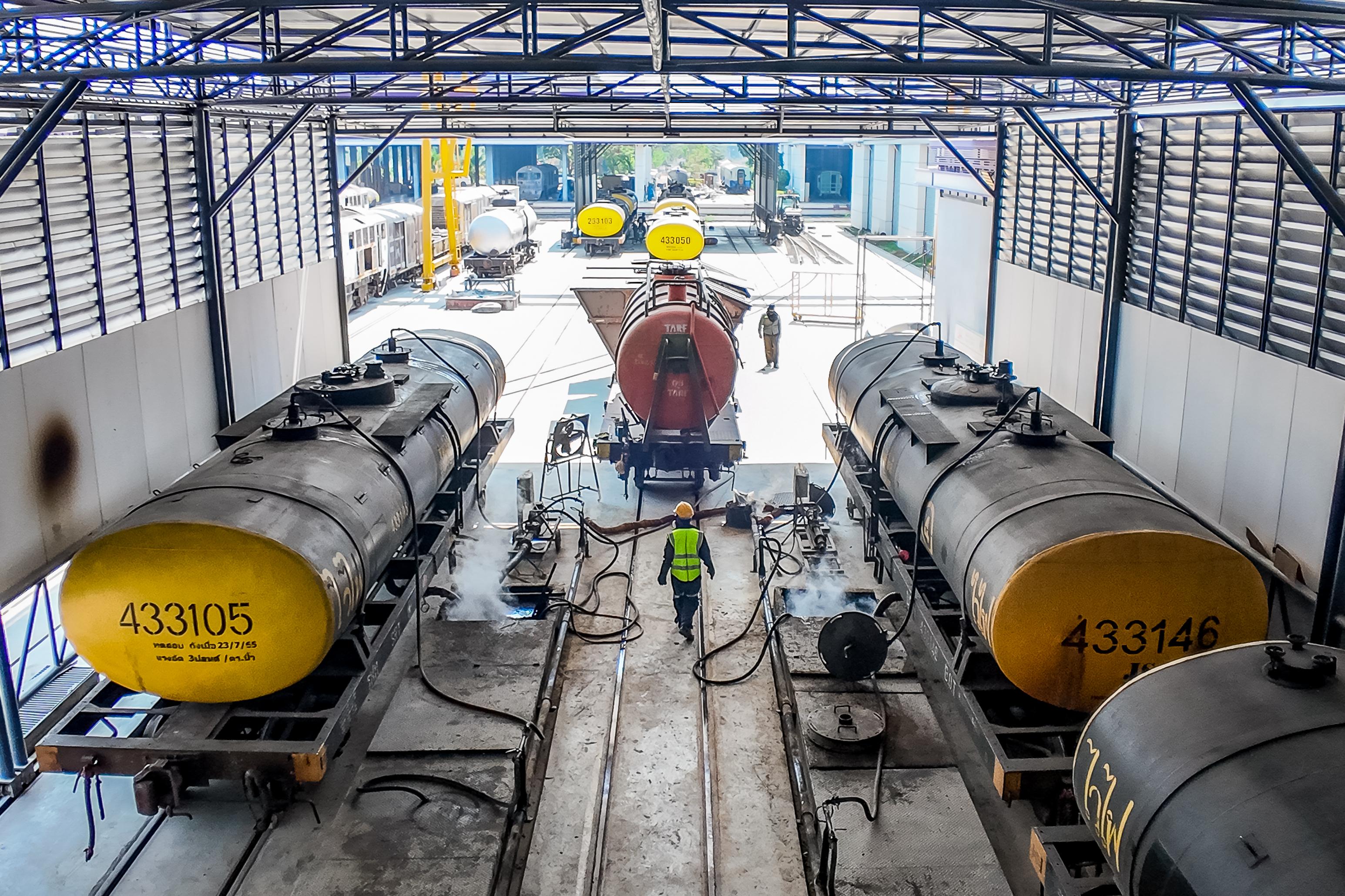 Diesel Electric Train Locomotive